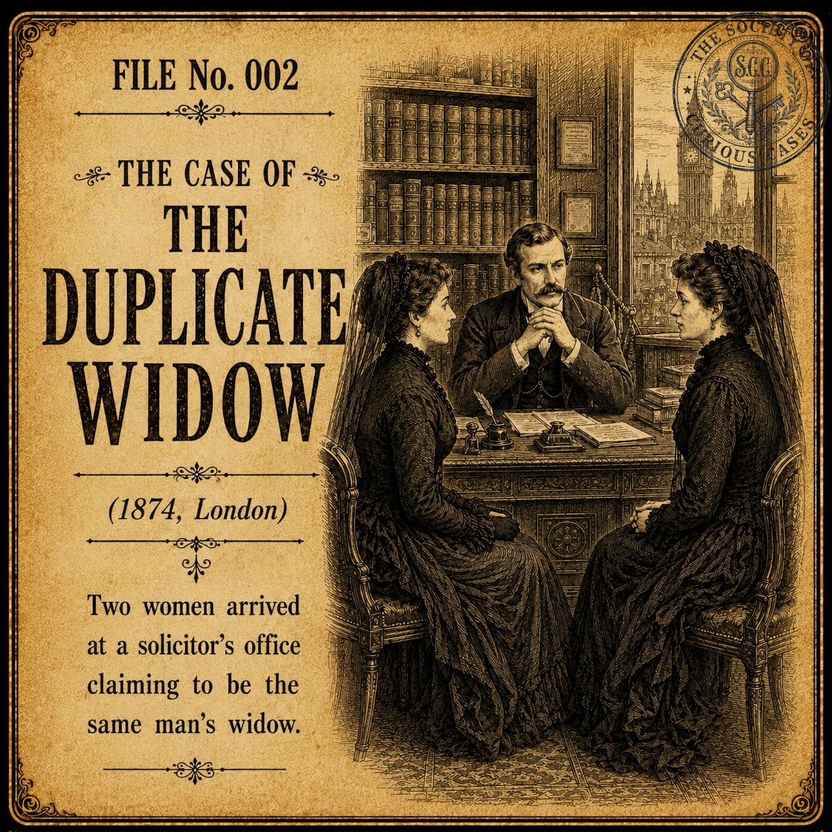 File 002, The Case of the Duplicate Widow