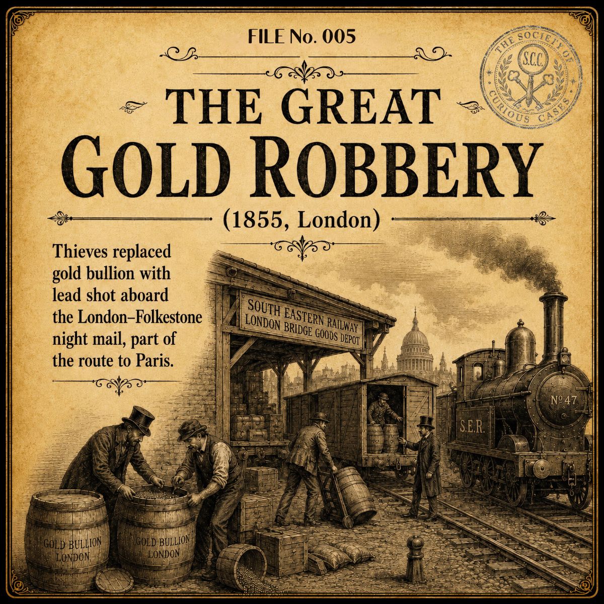 File 005, The Great Gold Robbery