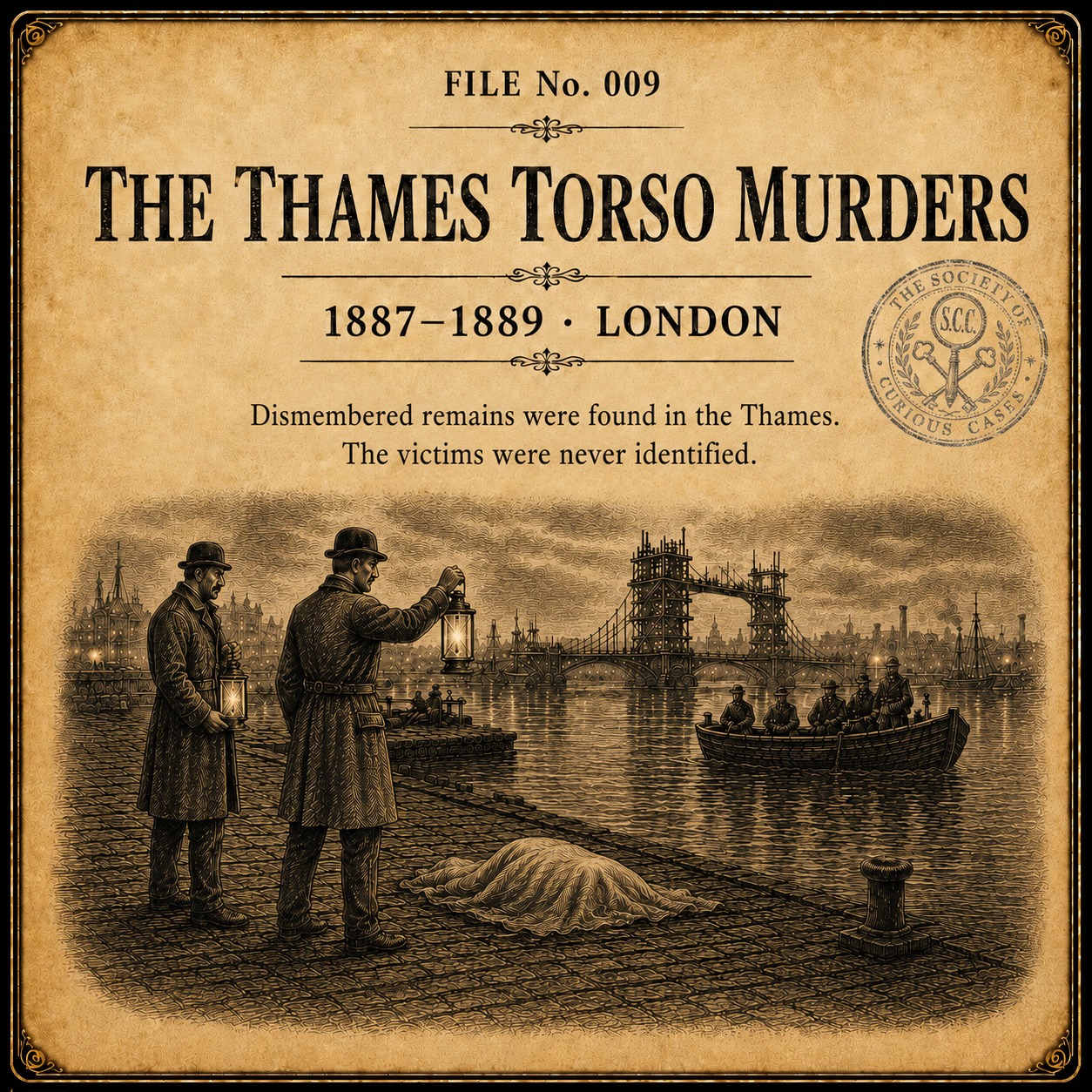 File 009, The Thames Torso Murders